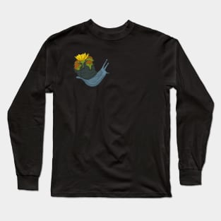 Sawtooth Sunflower Snail Long Sleeve T-Shirt